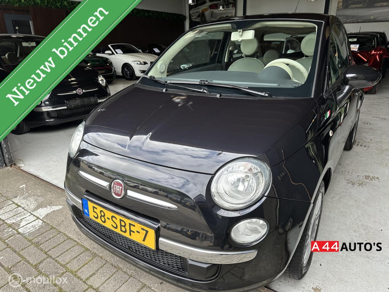 Fiat 500 - 1.2 Lounge*NL auto NAP✅*MULTI MEDIA SCHERM*AUX*USB* - AutoWereld.nl