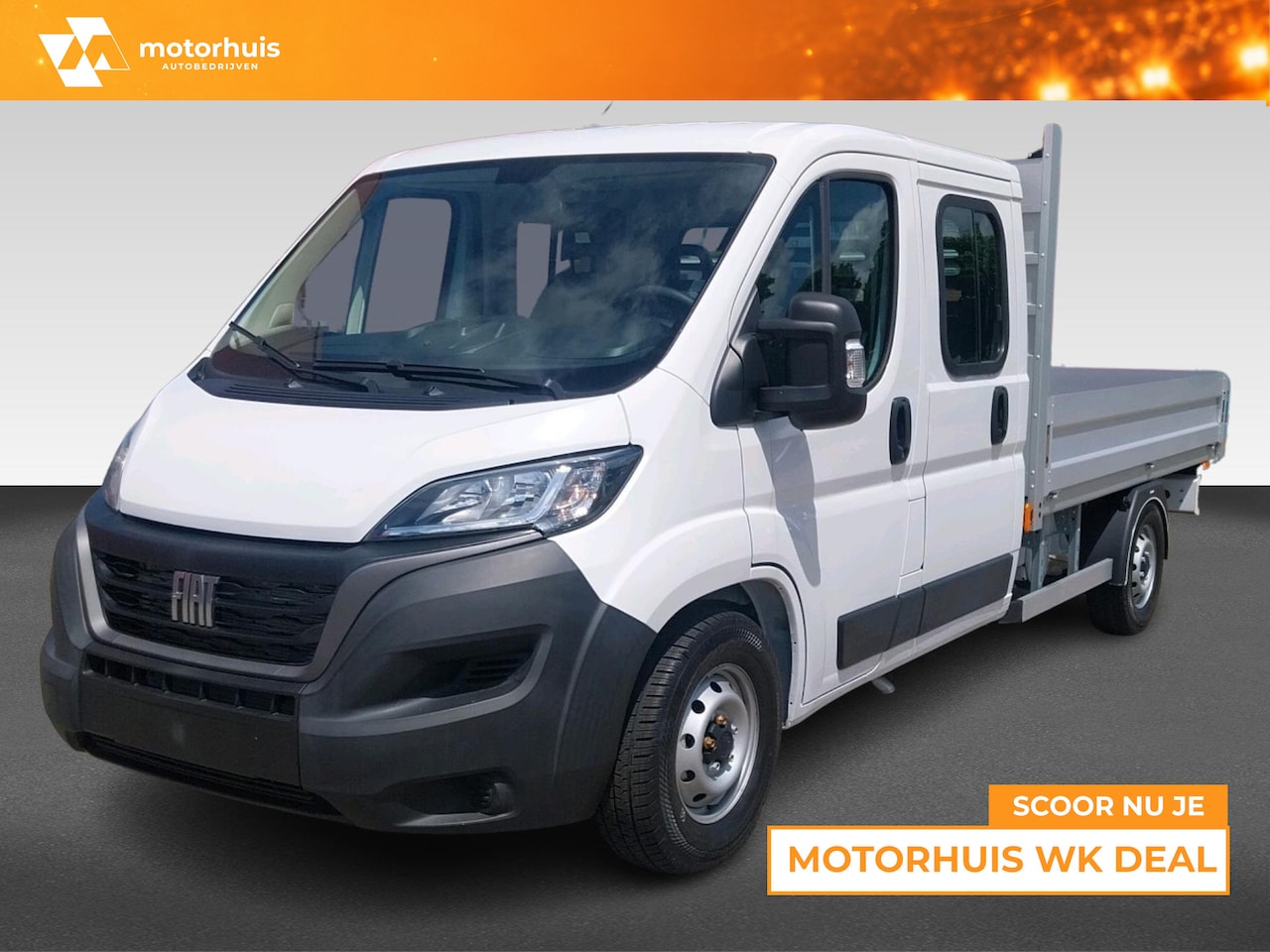 Fiat Ducato - Chassis Dubbel Cabine open laadbak Fiat Ducato Chassis Dubbel Cabine open laadbak - AutoWereld.nl