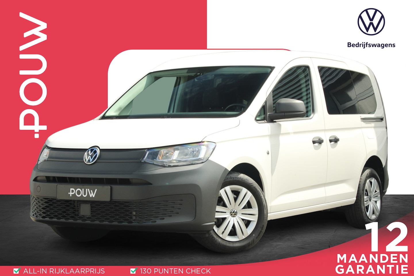 Volkswagen Caddy Cargo - 2.0 TDI 122pk DSG | Schuifdeur L+R | Navigatie | Parkeersensoren | Cruise Control | Airco - AutoWereld.nl