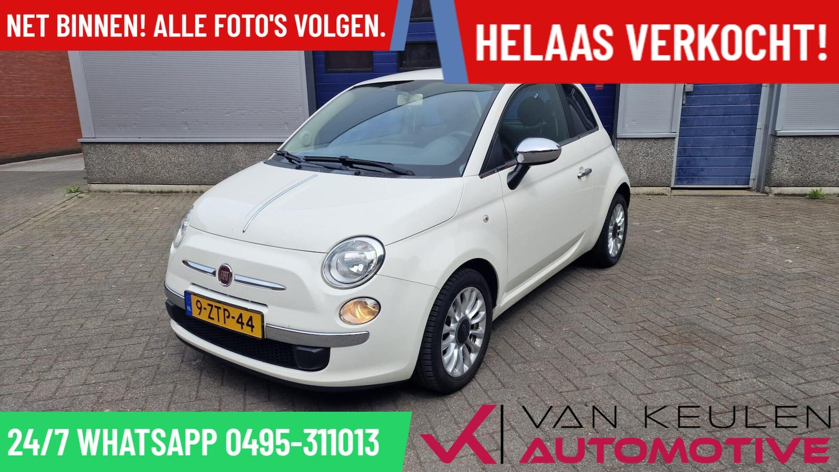 Fiat 500 - 0.9 TwinAir Turbo l Airco l Netjes l - AutoWereld.nl