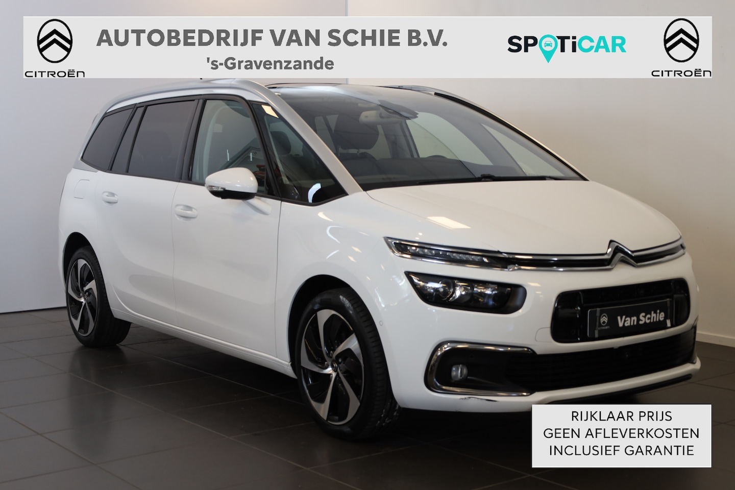 Citroën Grand C4 SpaceTourer - PT 180 Shine Automaat-8 Trekhaak | Stoelverwarming | Camera | Navi | Pano dak | 18" - AutoWereld.nl