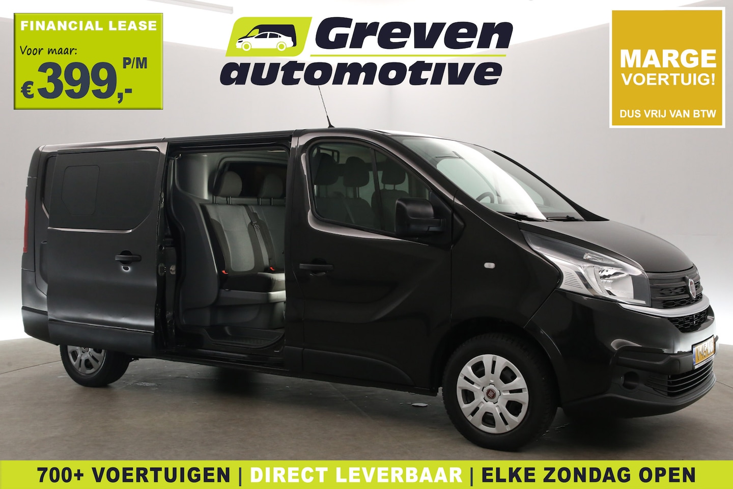 Fiat Talento - 1.6 MJ L2H1 | Marge | DC | 6 Zits | Airco | Cruise | Camera | Navi | Parkeersens. - AutoWereld.nl