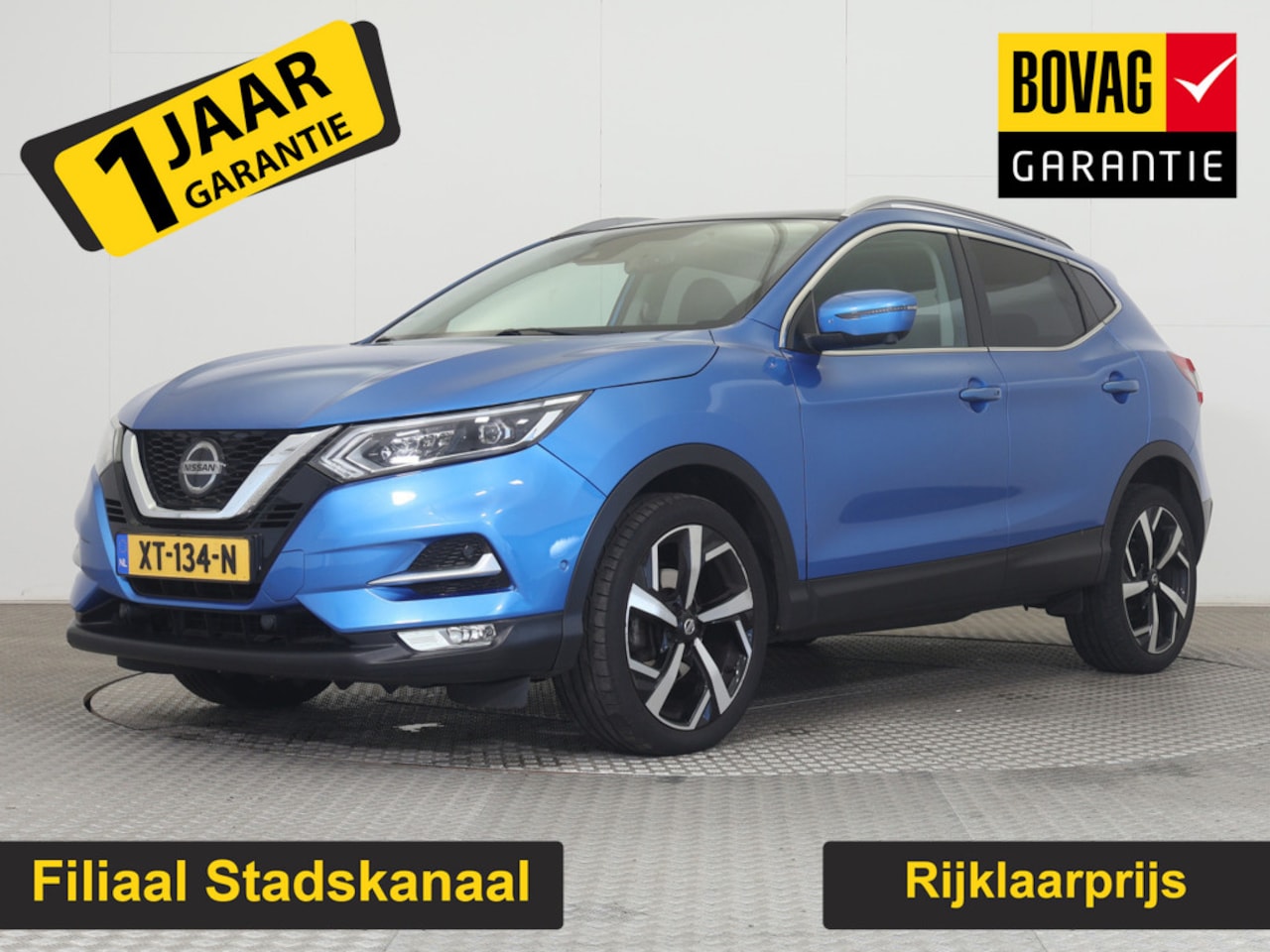 Nissan Qashqai - 1.3 DIG-T Tekna + | Achterbank in delen neerklapbaar | Airco (automatisch) | Cruise contro - AutoWereld.nl