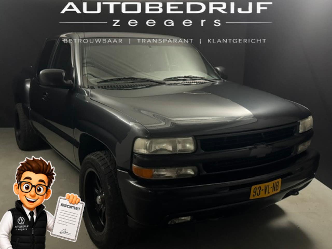 Chevrolet K1500 - STEPSIDE Trans-Atlantic Pick-up *AC*Heatseat*1½ Cabine* - AutoWereld.nl