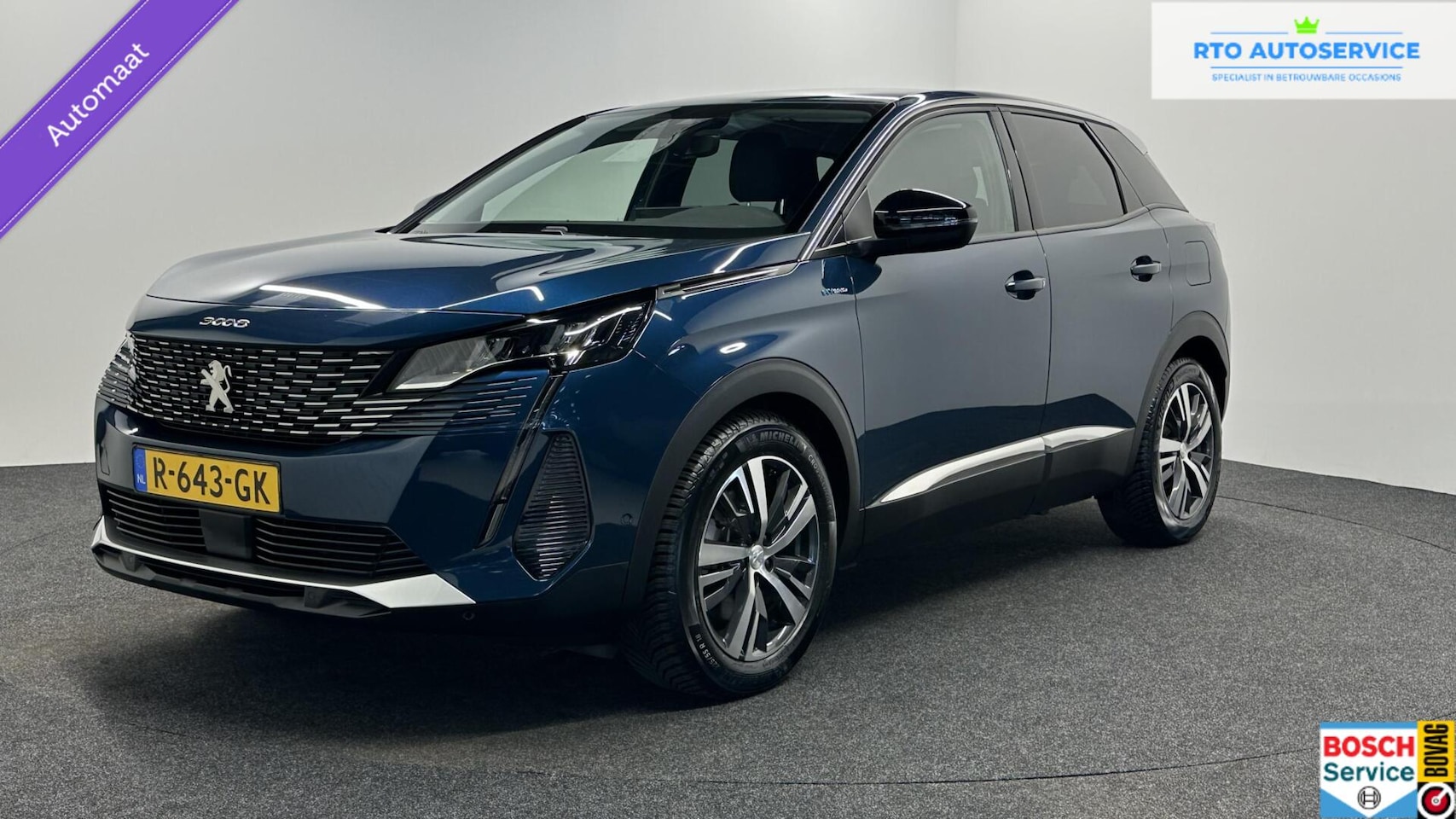 Peugeot 3008 - 1.6 HYbrid 225 Allure CAMERA CARPLAY NAVI ECC CRUISE LM. - AutoWereld.nl