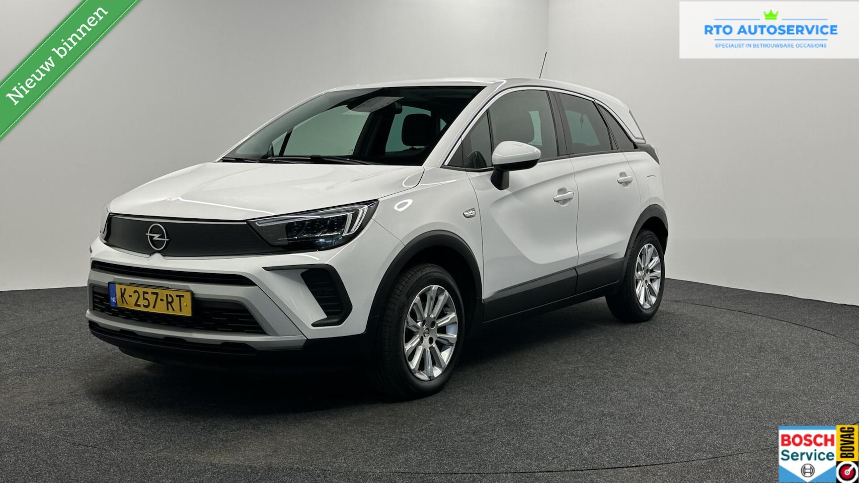 Opel Crossland - 1.2 Turbo Elegance CAMERA NAVI ECC CARPLAY CRUISE LM. - AutoWereld.nl
