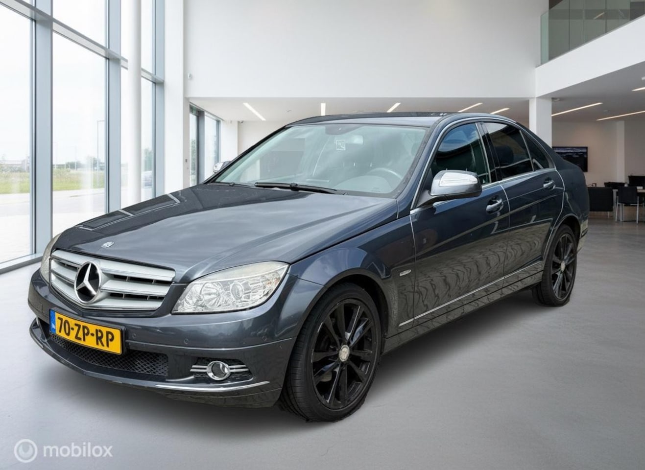 Mercedes-Benz C-klasse - 200 K Business Aut|Airco|Leder|Navi - AutoWereld.nl