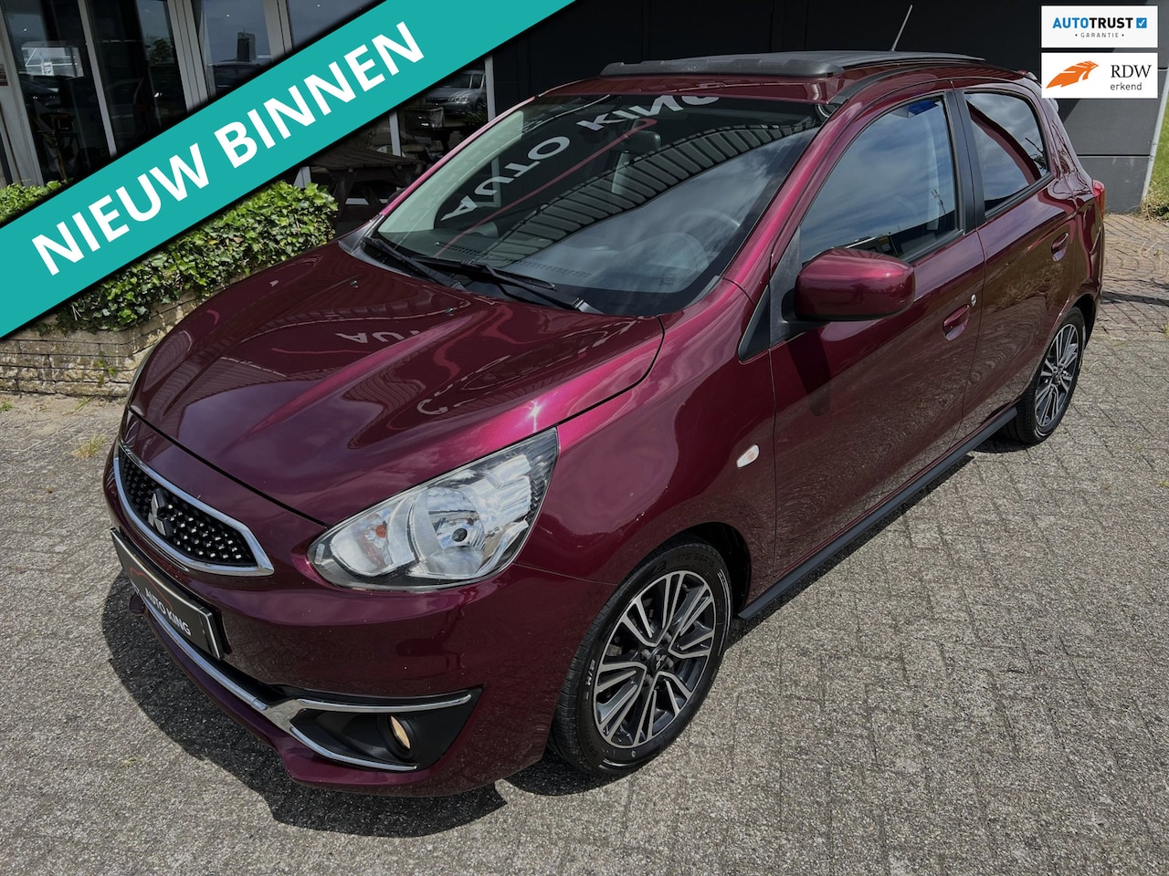Mitsubishi Space Star - 1.2 PURPLE CHROME PANO/CARPLAY APK+NAP - AutoWereld.nl