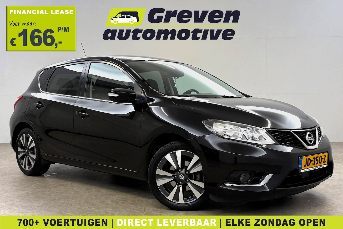 Nissan Pulsar - 1.2 DIG-T N-Connecta | Camera | Clima | Cruise | Trekhaak | Keyless | Navi - AutoWereld.nl