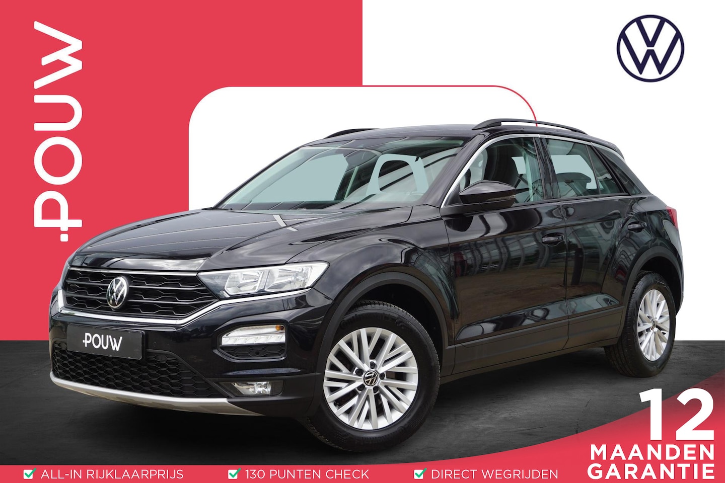 Volkswagen T-Roc - 1.0 TSI 110pk Style | Navigatie | Parkeersensoren V+A | Adaptive Cruise - AutoWereld.nl