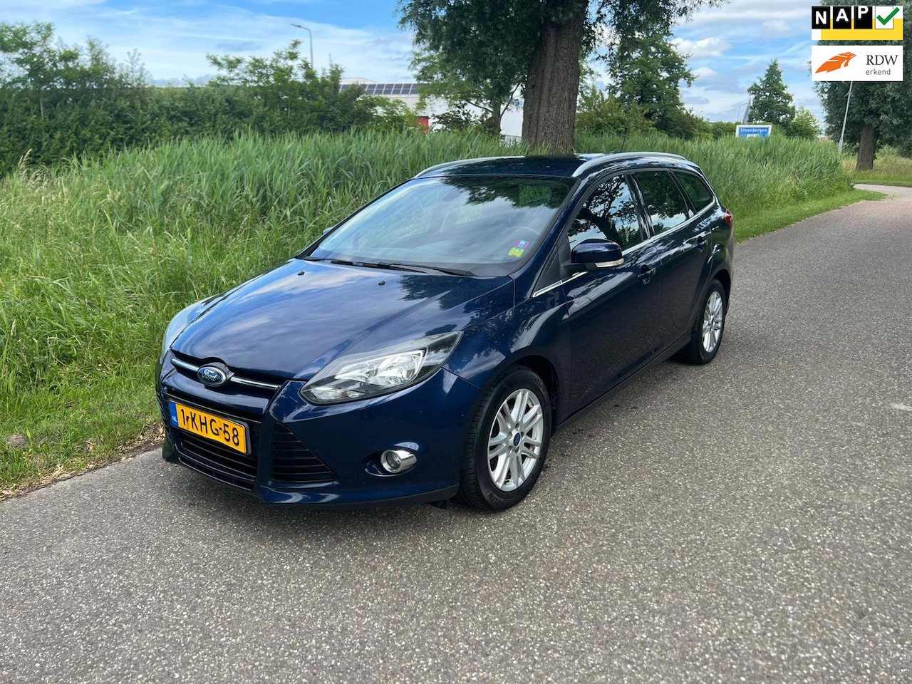 Ford Focus Wagon - 1.0 EcoBoost Titanium Airco Cruise Pdc Navi - AutoWereld.nl