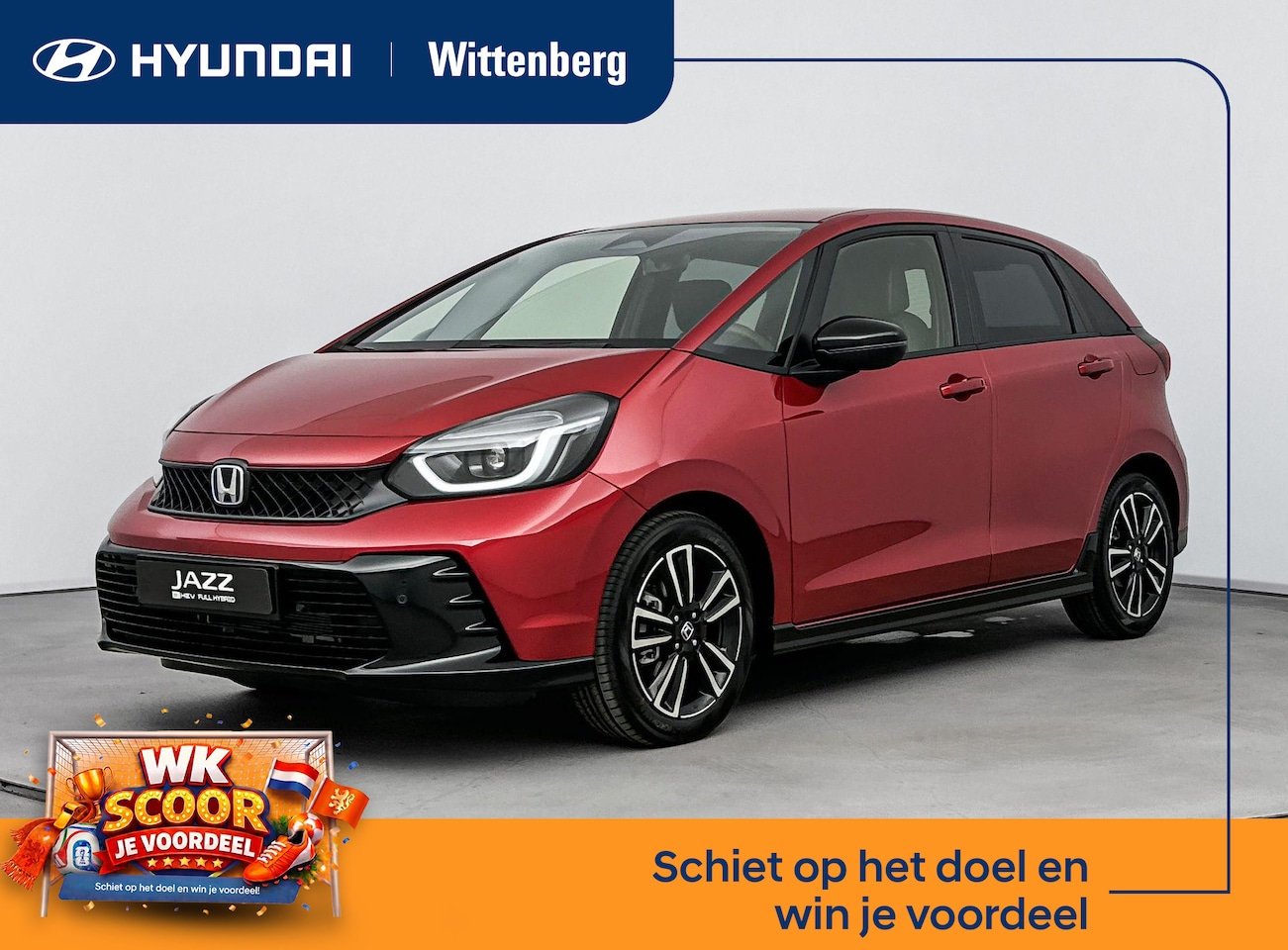 Honda Jazz - 1.5 e:HEV Elegance | Apple Carplay/ Android auto | 15" lichtmetalen velgen | Navigatie ful - AutoWereld.nl