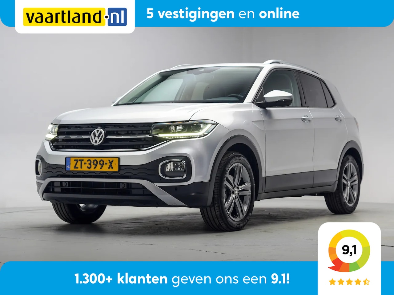 Volkswagen T-Cross - 1.0 TSI Style [ Navi Trekhaak Adapt.cruise Camera Climate ] - AutoWereld.nl