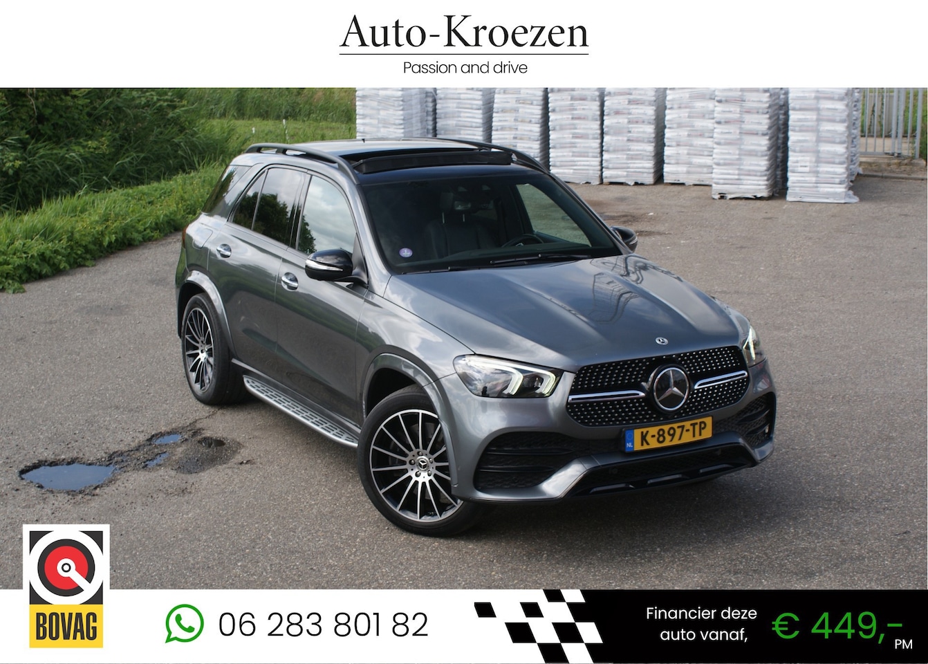 Mercedes-Benz GLE-Klasse - 350 e 4MATIC ///AMG Pakket | Pano | Luchtvering | Incl BTW | 360 Camera | SOH 96 % | - AutoWereld.nl