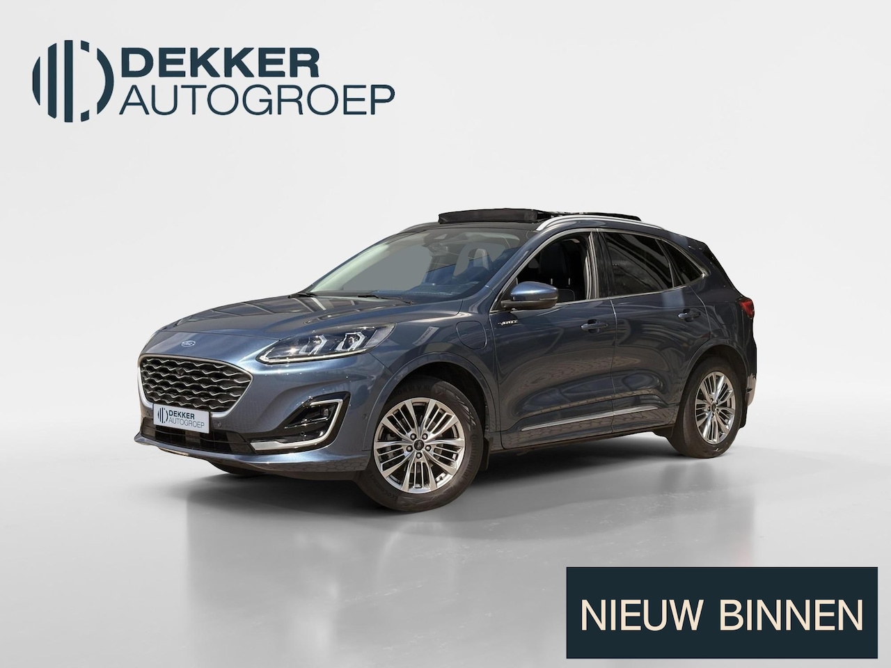 Ford Kuga - 2.5 PHEV Vignale PANORAMADAK I AFNEEMBARE TREKHAAK I WINTER PACK I HUD I APPLE CARPLAY / A - AutoWereld.nl