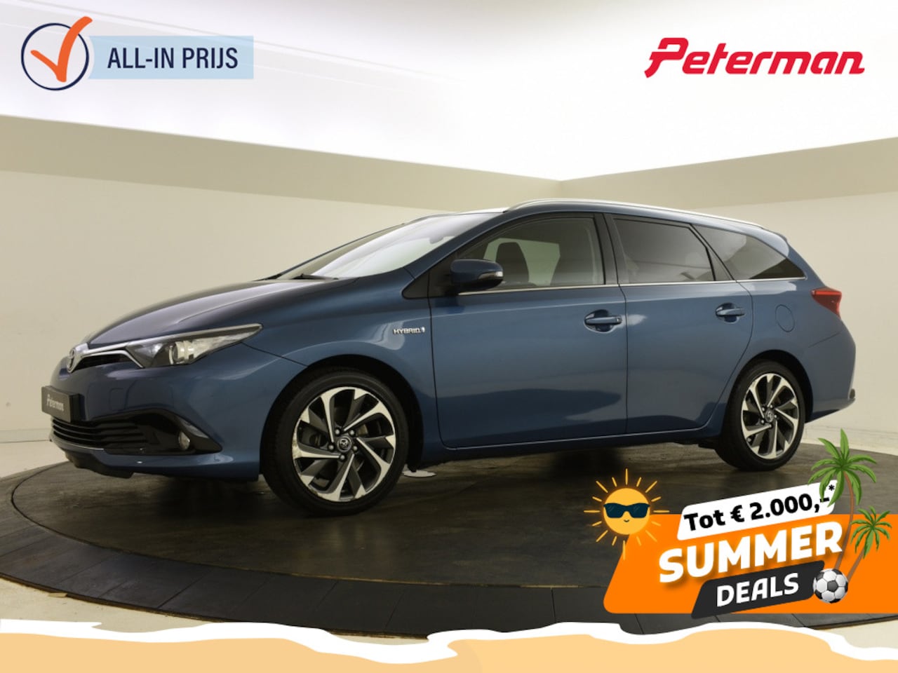 Toyota Auris Touring Sports - 1.8 Hybrid Dynamic | 17" LMV | Cruisecontrol | Climatecontr. - AutoWereld.nl