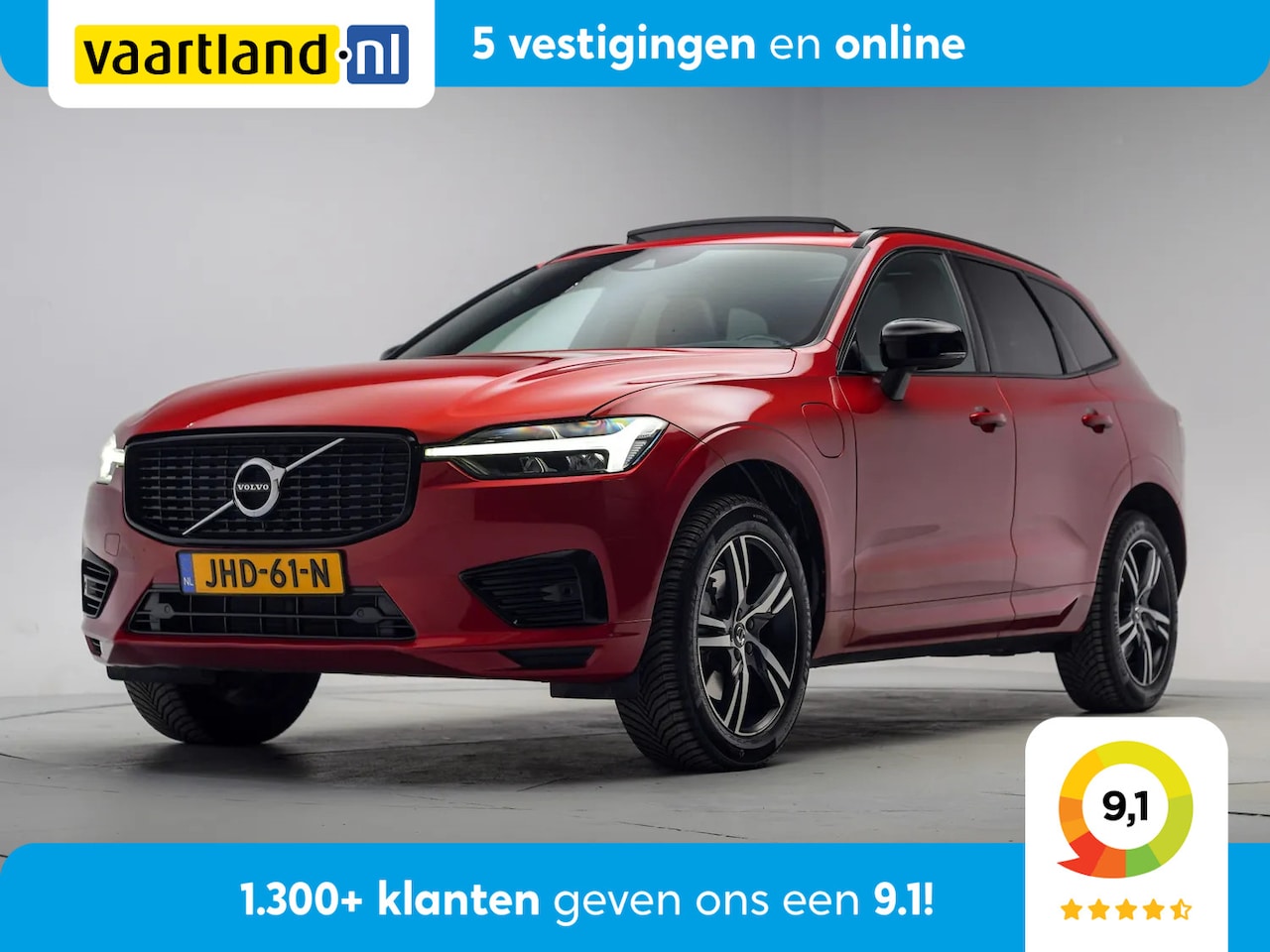 Volvo XC60 - 2.0 T6 Recharge R-Design [ Panorama Standkachel Navi Camera Apple/Android ] - AutoWereld.nl
