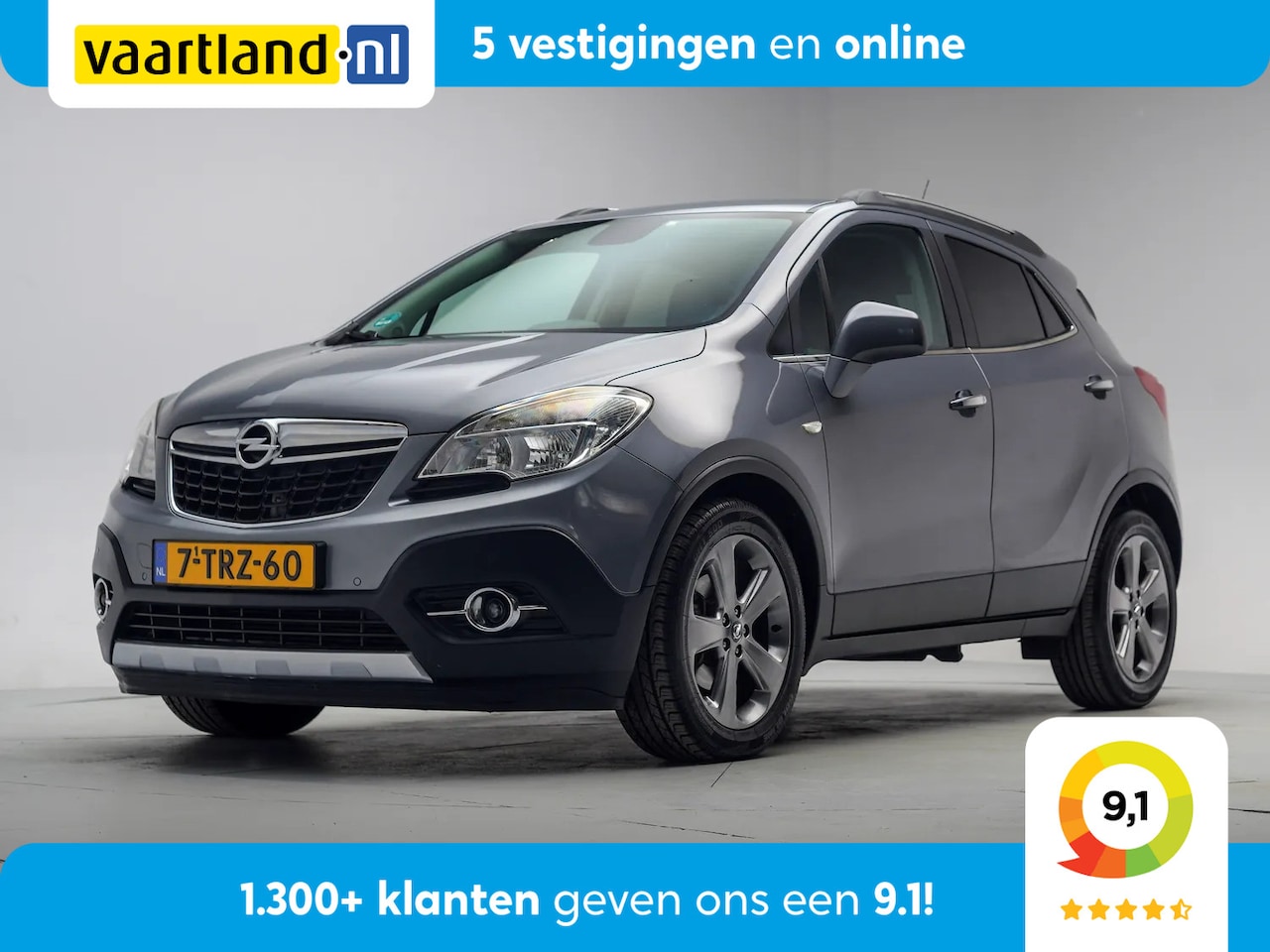 Opel Mokka - 1.4 T Cosmo [ Navi Half Leder Camera Trekhaak ] - AutoWereld.nl