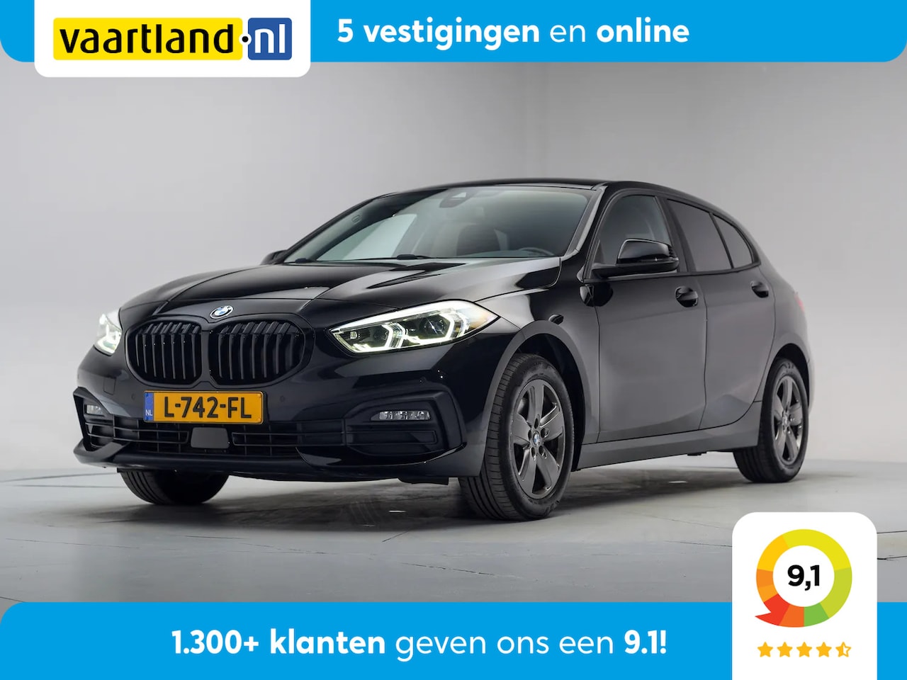 BMW 1-serie - 118i Business Edition Shadowline Aut. [ LED Live-cockpit prof. Clima ] - AutoWereld.nl