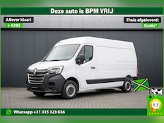 Renault Master - Bleu DCI 135PK | L2H2 | Nieuw | Navi | 3-Zits | LED | Cruise | Airco