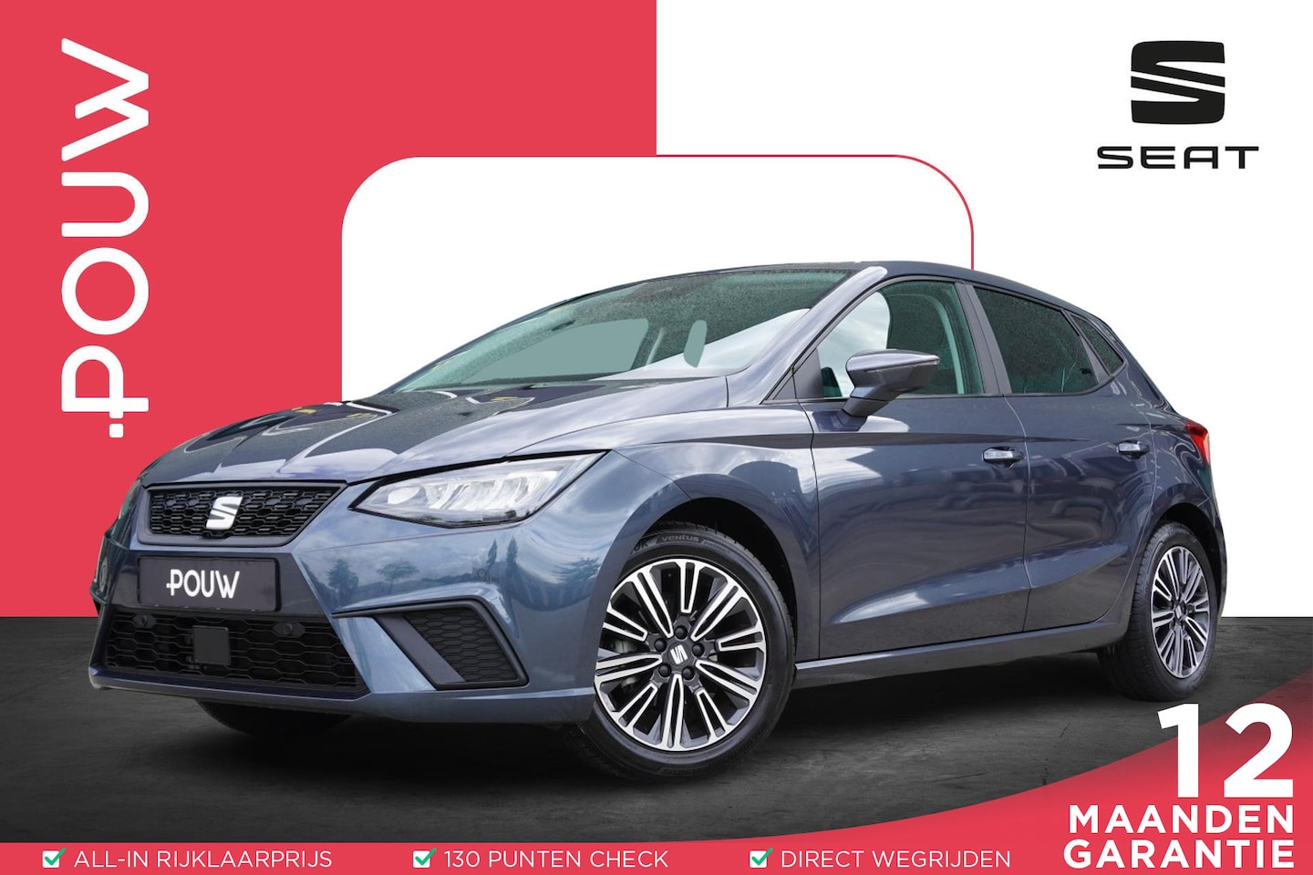SEAT Ibiza - 1.0 EcoTSI 95pk Style Business Intense | Digitaal Dash | Stoelverwarming | Full Link | LED - AutoWereld.nl
