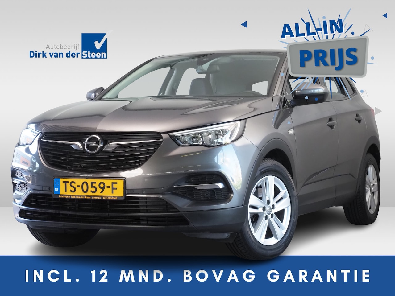 Opel Grandland X - 1.2 Turbo Online Edition Online Edition 1.2 Turbo - AutoWereld.nl