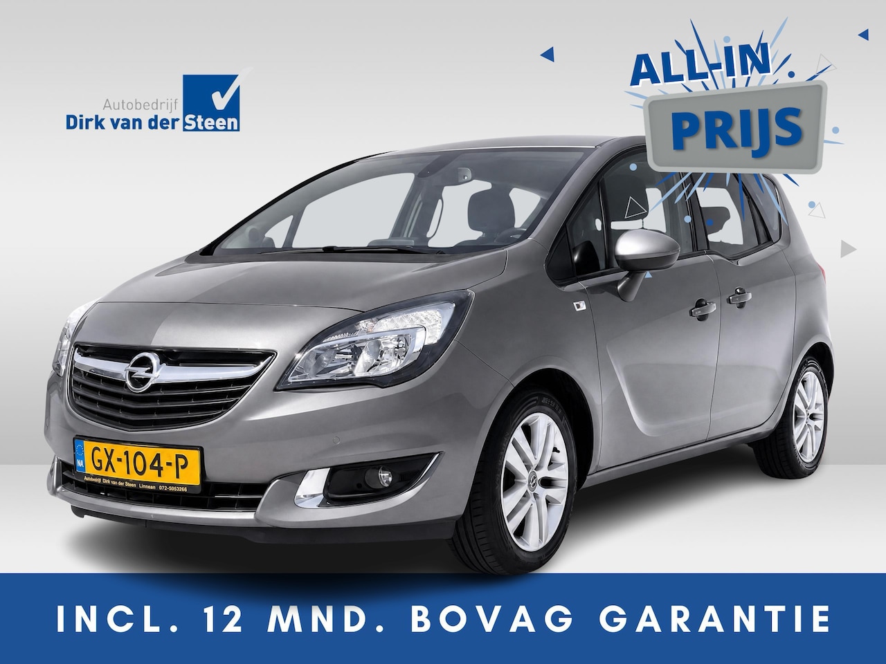 Opel Meriva - 1.4 Turbo Design Edition | Airco | Trekhaak | Cruise-controle | Parkeersensoren | Navigat - AutoWereld.nl