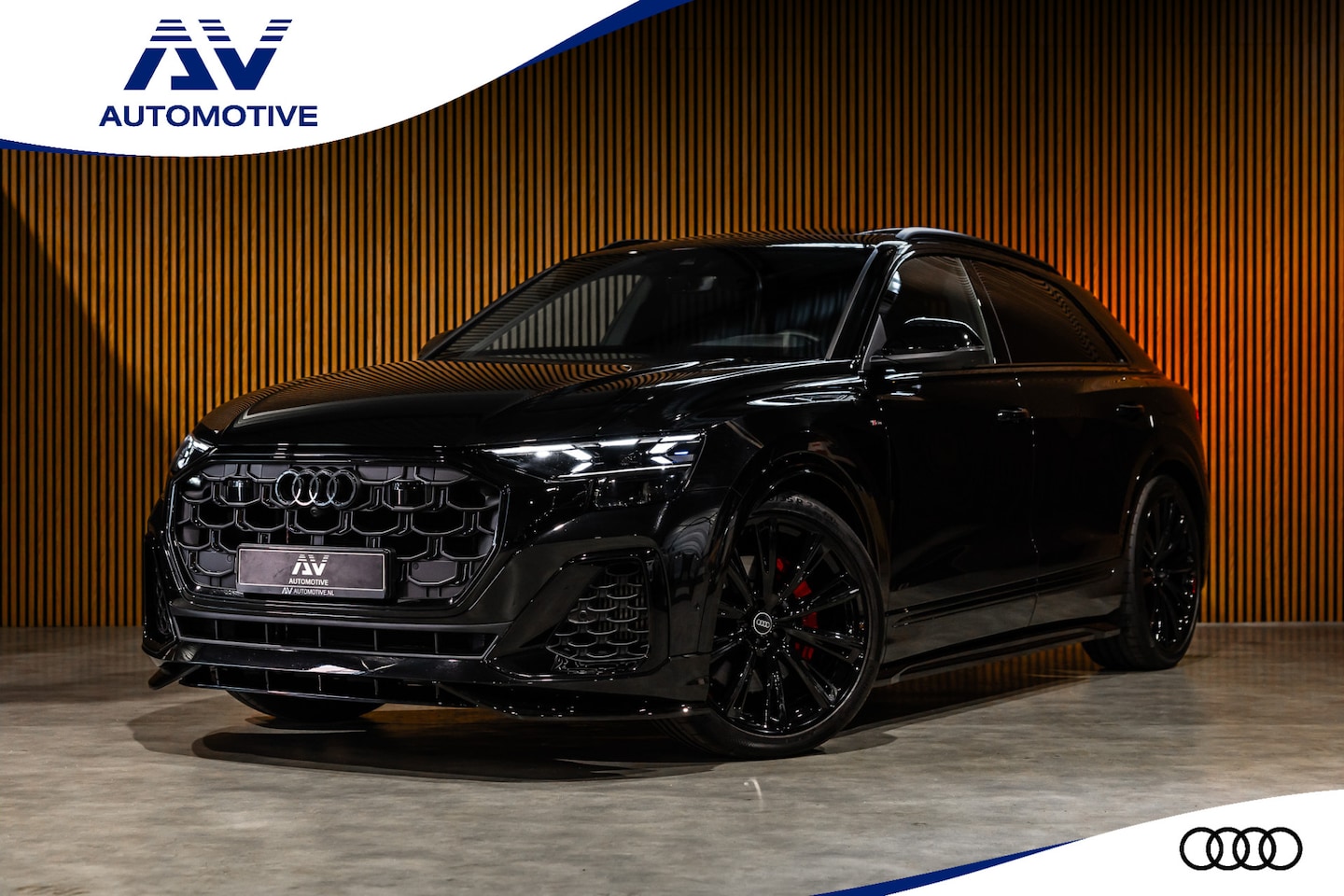 Audi Q8 - 60 TFSI e S-Line Competition | Pano | B&O | Matrix Laser LED | 360 Camera | RS Zetels | El - AutoWereld.nl