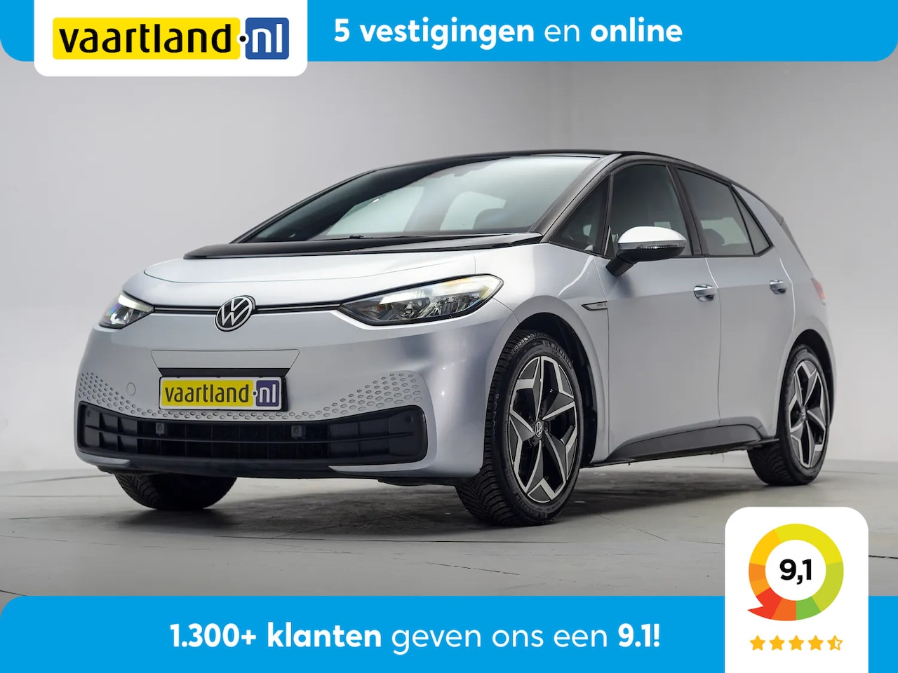 Volkswagen ID.3 - Pro S 77 kWh 3-Fase [ LED Leder/Alcantara Stoel-&stuurverwarming ] - AutoWereld.nl