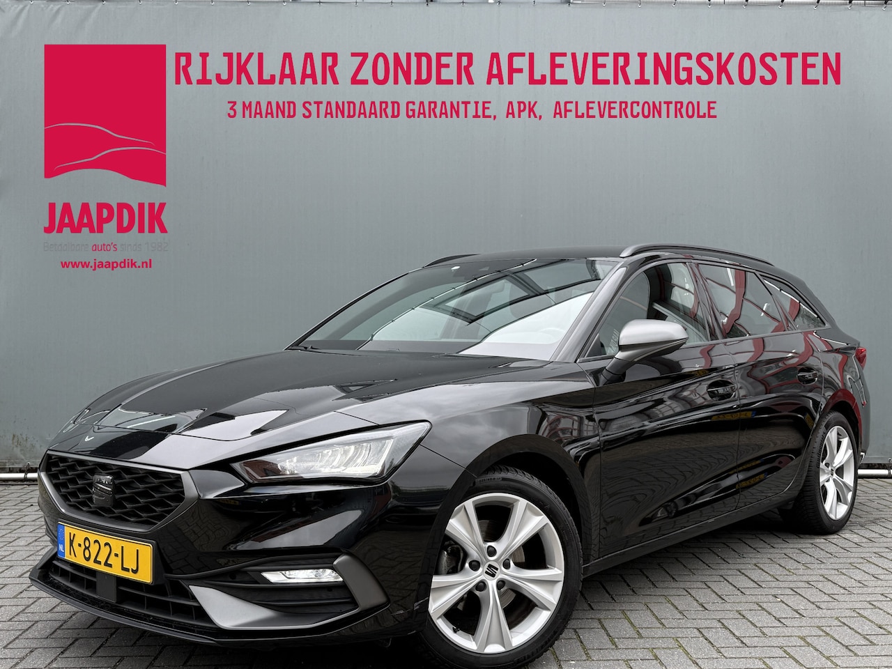 SEAT Leon Sportstourer - BWJ 2021 1.5 150 PK TSI FR FULL LED | CARPLAY + ANDROID | DAB + | NAVI | CLIMA | CRUISE | - AutoWereld.nl