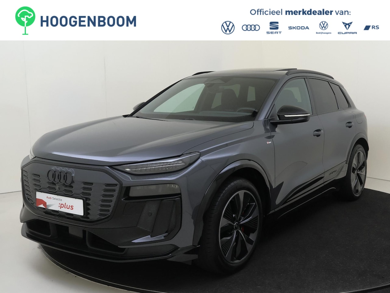 Audi Q6 e-tron - S edition quattro 100 kWh | Panoramadak | Sportstoelen leder Plus | Luchtvering | Warmtepo - AutoWereld.nl