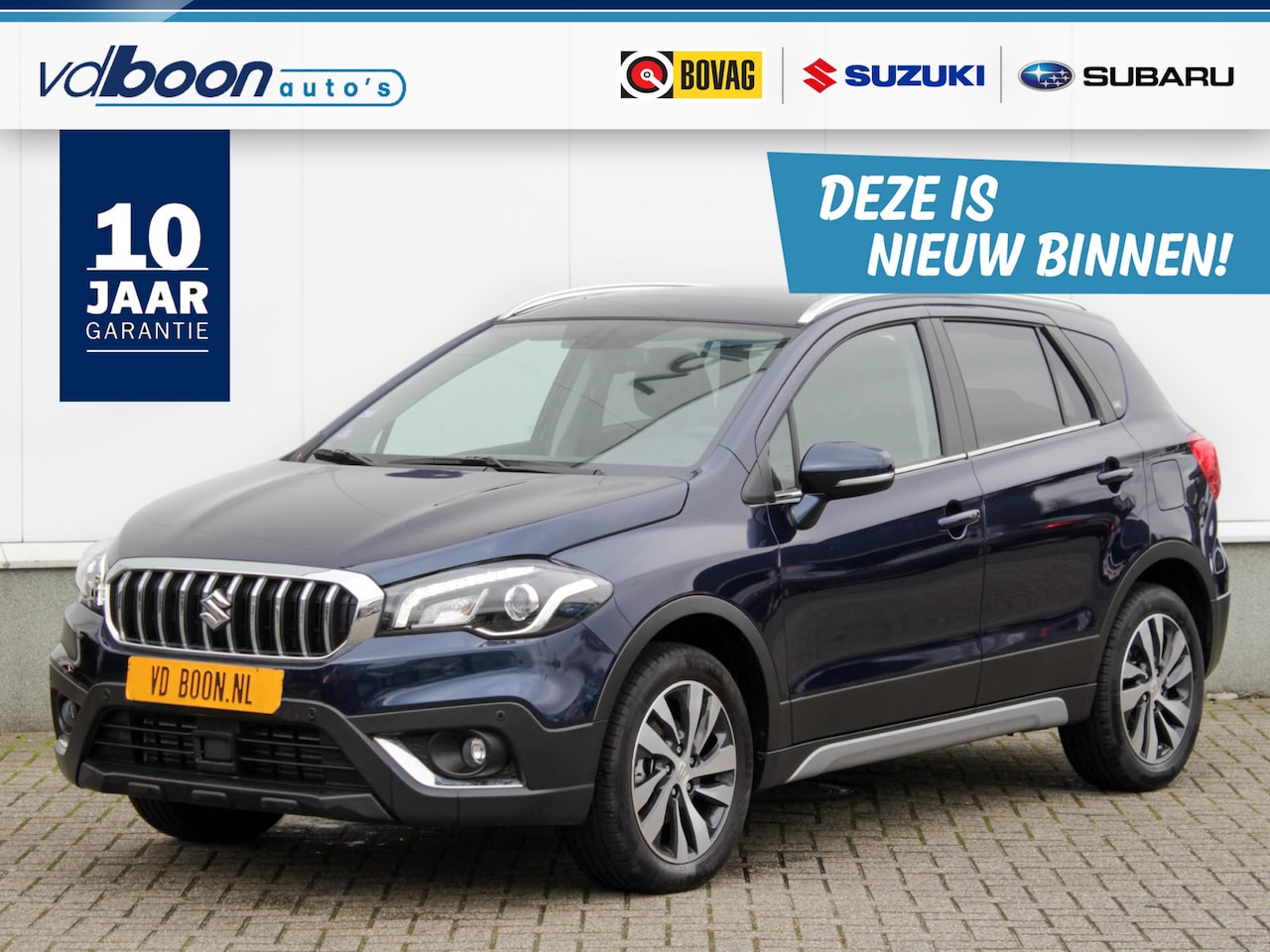 Suzuki S-Cross - 1.4 Boosterjet Style Smart Hybrid | Navi | Cruise | Schuifdak | Camera | Lm-Velgen | Trekh - AutoWereld.nl