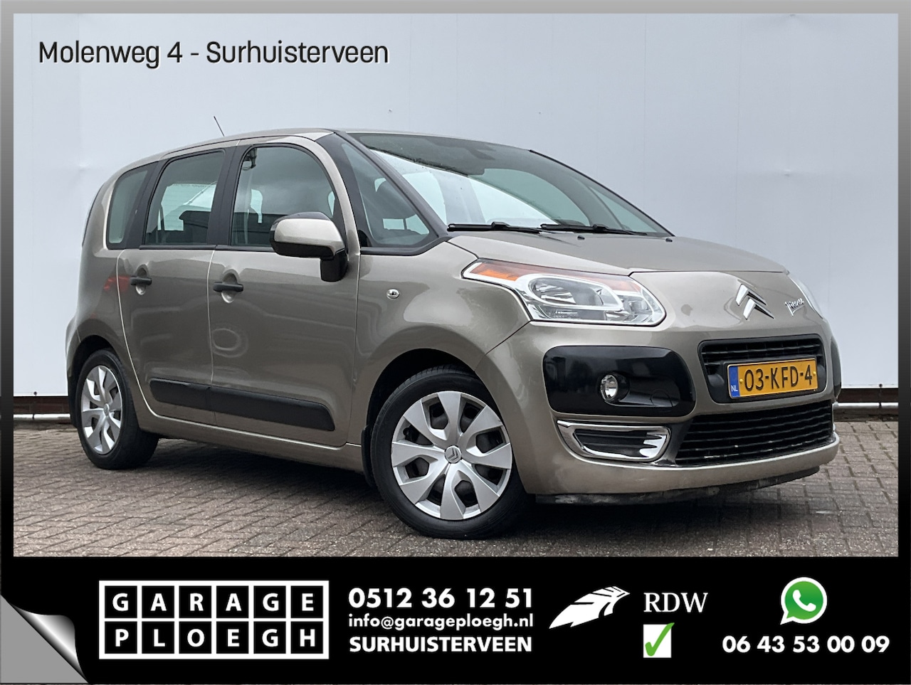 Citroën C3 Picasso - 1.4 VTi Aura Trekhaak Cruise Navi Clima Orig.NL Hoogzitter! - AutoWereld.nl