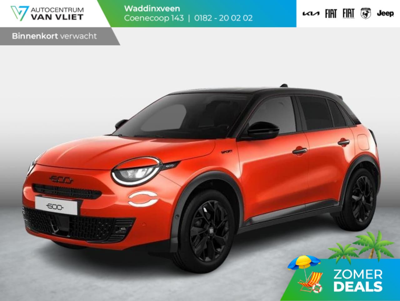 Fiat 600e - Sport 54 kWh Sport 54 kWh - AutoWereld.nl