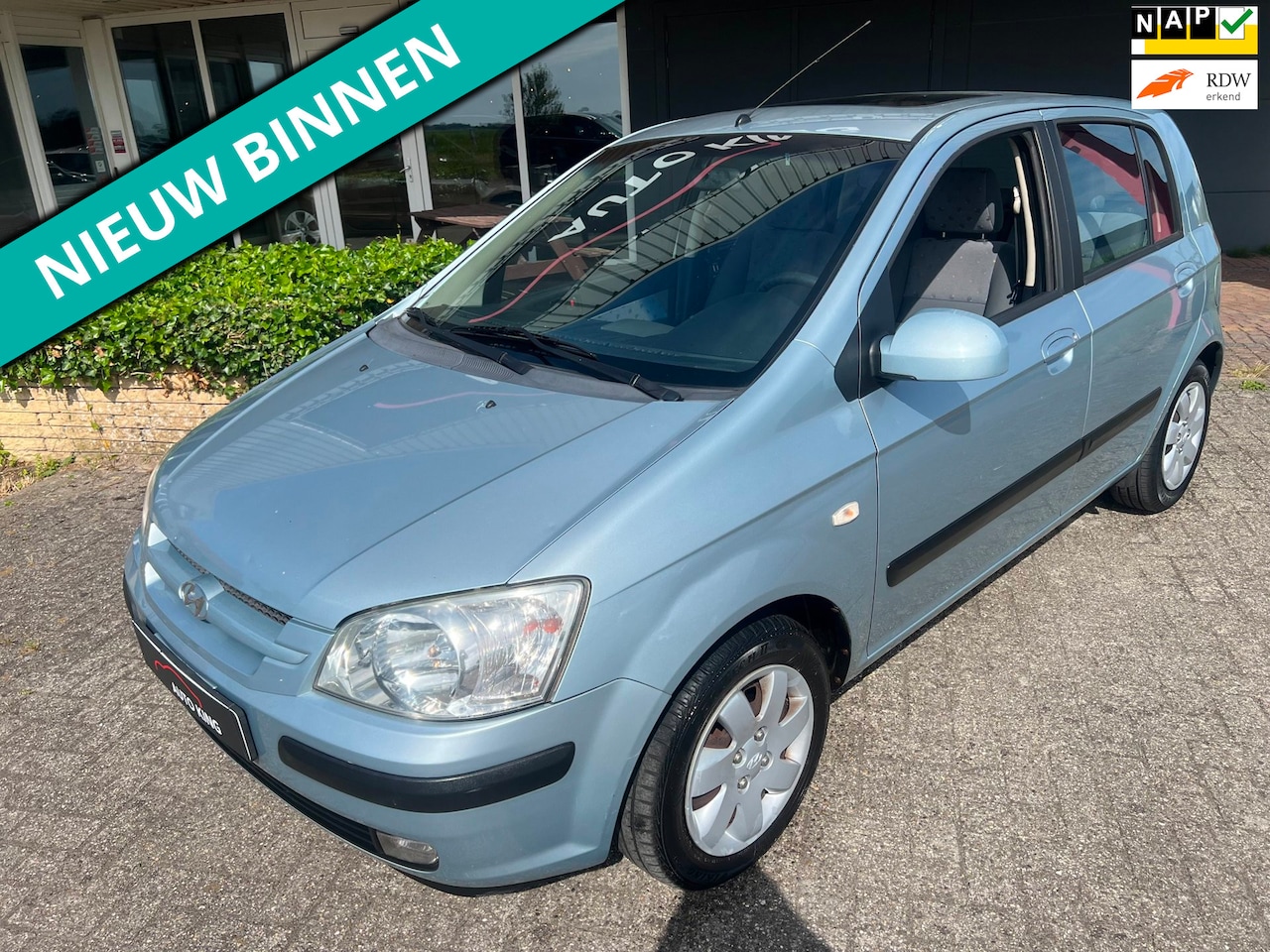 Hyundai Getz - 1.3i Dynamic Sky AIRCO UNIEK KM APK+NAP - AutoWereld.nl