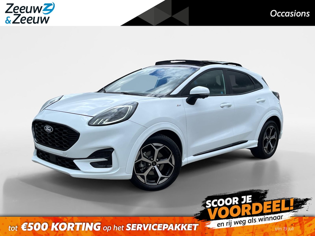 Ford Puma - St-line |elektrisch glazen panorama-dak| Elek achterklep| full-LED koplampen| 12 maanden B - AutoWereld.nl