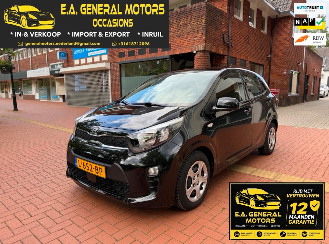 Kia Picanto - 1.0 DPi ComfortLine 5p BTW | NAP | AIRCO - AutoWereld.nl
