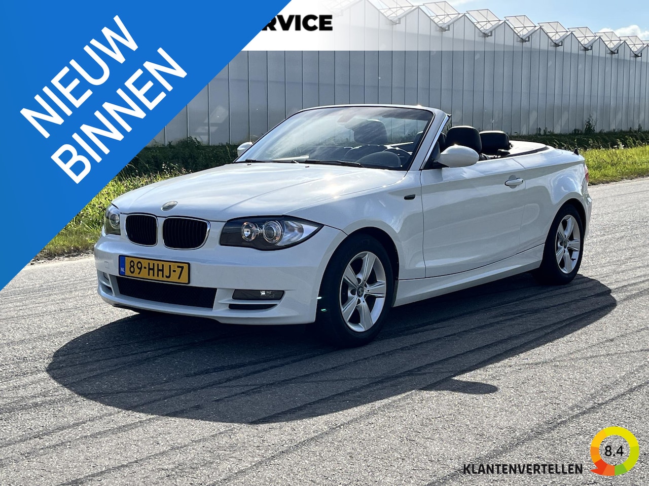 BMW 1-serie Cabrio - 118i High Executive Automaat, clima, cruise, camera - AutoWereld.nl