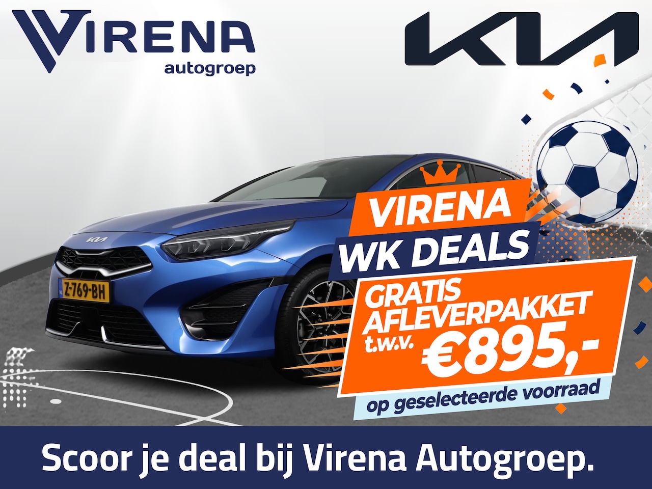 Kia Pro cee'd - 1.5 T-GDi GT-Line Automaat - Stoel-/stuurverwarming - Navigatie - Cruise Control - Airco - - AutoWereld.nl