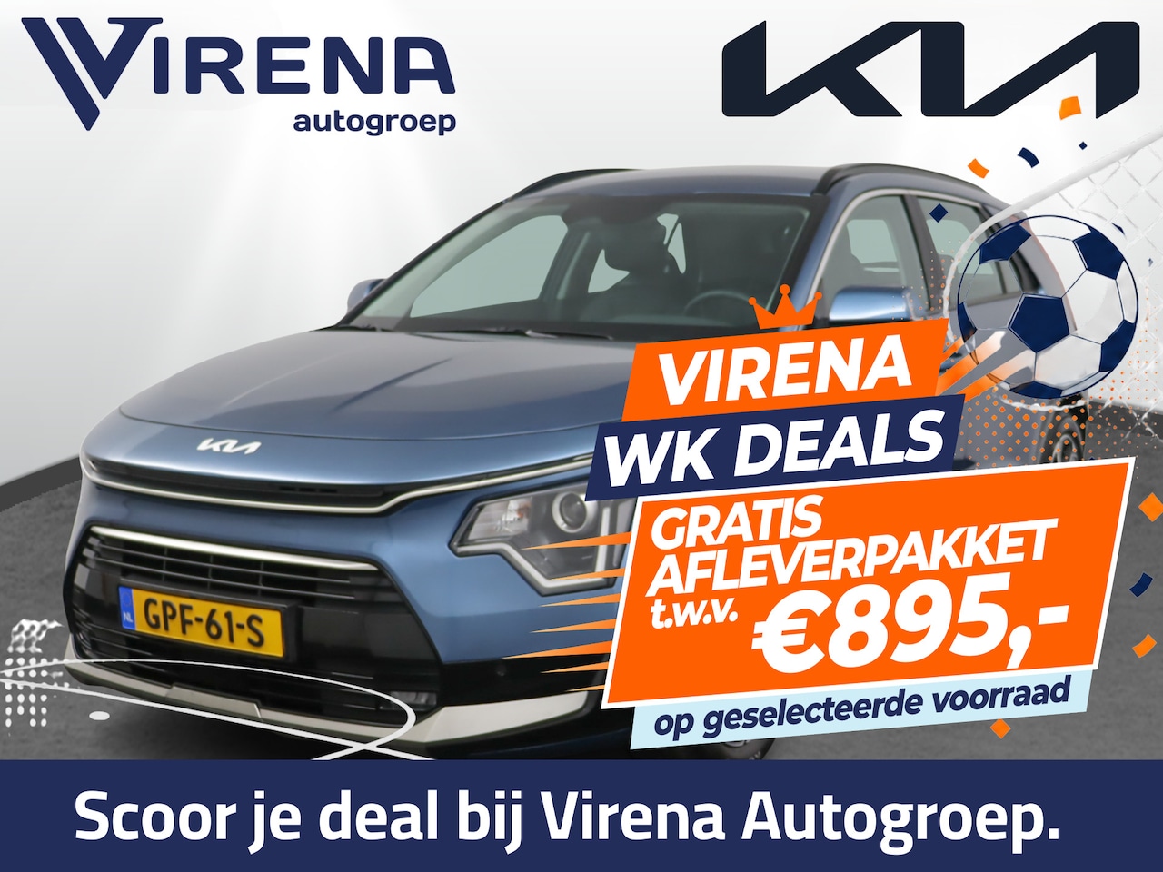 Kia Niro - 1.6 GDi Hybrid DynamicLine Airco - Apple Carplay/Android Auto - Cruise Control - Navigatie - AutoWereld.nl