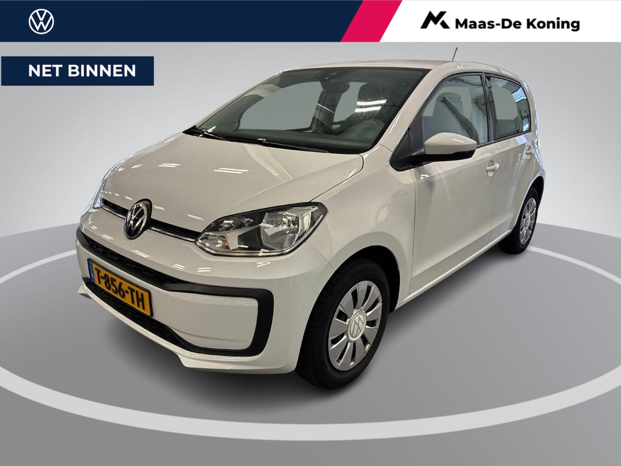 Volkswagen Up! - 1.0 65pk · Airco · Bluetooth · Telefoonhouder · Lane Assist · Dab Radio · All Season Bande - AutoWereld.nl