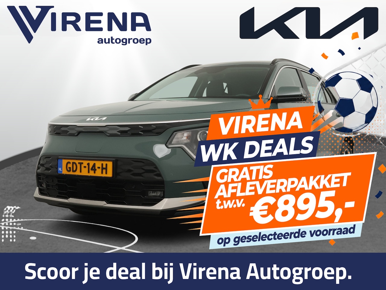 Kia Niro EV - DynamicLine 64.8 kWh - SOH 98,9% - Airco - Apple Carplay/Android Auto - Cruise Control Ada - AutoWereld.nl