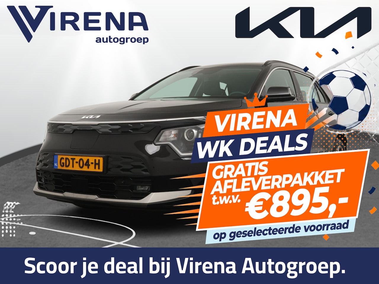 Kia Niro EV - DynamicLine 64.8 kWh - Climate Control - Adaptief Cruise Control - Navigatie - Apple/Andro - AutoWereld.nl