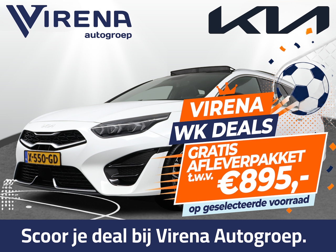Kia Cee'd Sportswagon - Ceed 1.5 T-GDi GT-Line Automatische achterklep - Keyless entry - Stoel/Stuurverwarming - S - AutoWereld.nl