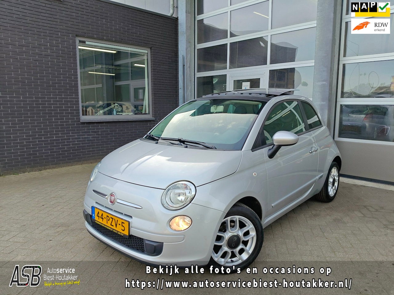 Fiat 500 - 1.2 NL | Dakraam | Airco | Onderhoud bekend | 15" LMV | Carplay inbouw - AutoWereld.nl