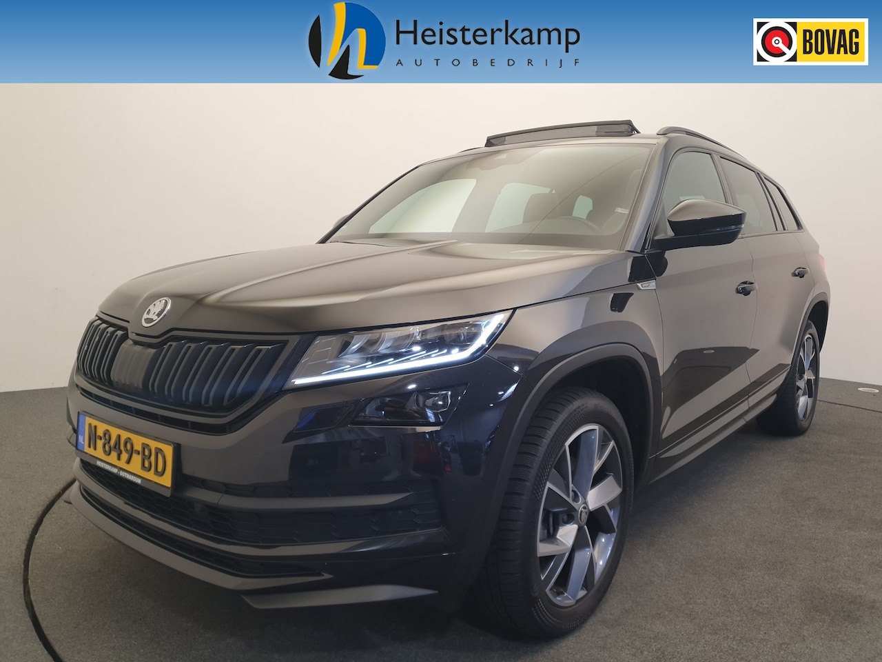 Skoda Kodiaq - 1.5 TSI 150pk DSG/AUT Sportline Business 7p. Panoramadak, ACC, Trekaak - AutoWereld.nl