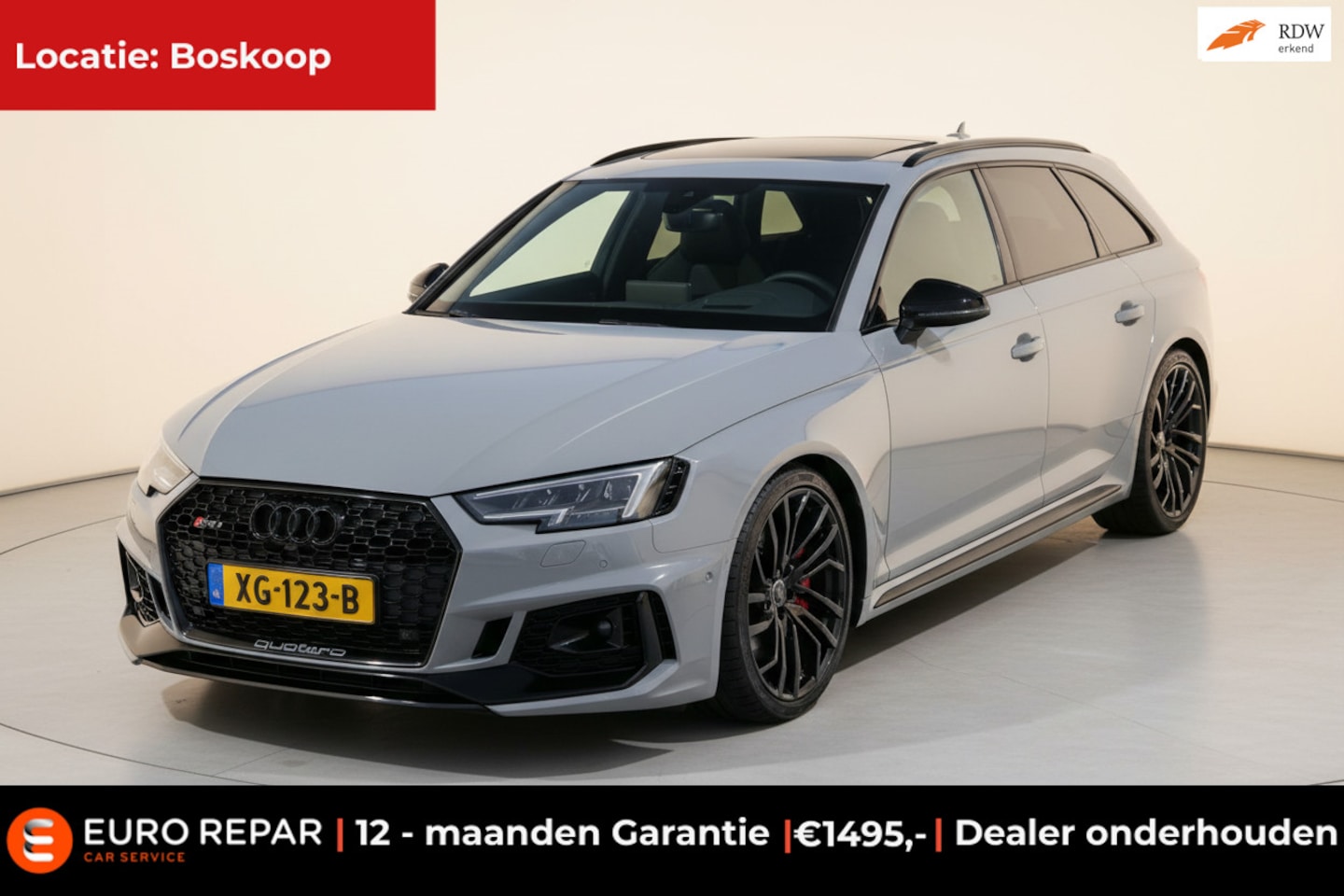 Audi RS4 - 2.9 TFSI RS 4 quattro DEALER OND. B&O PANO-DAK BTW-AUTO! - AutoWereld.nl