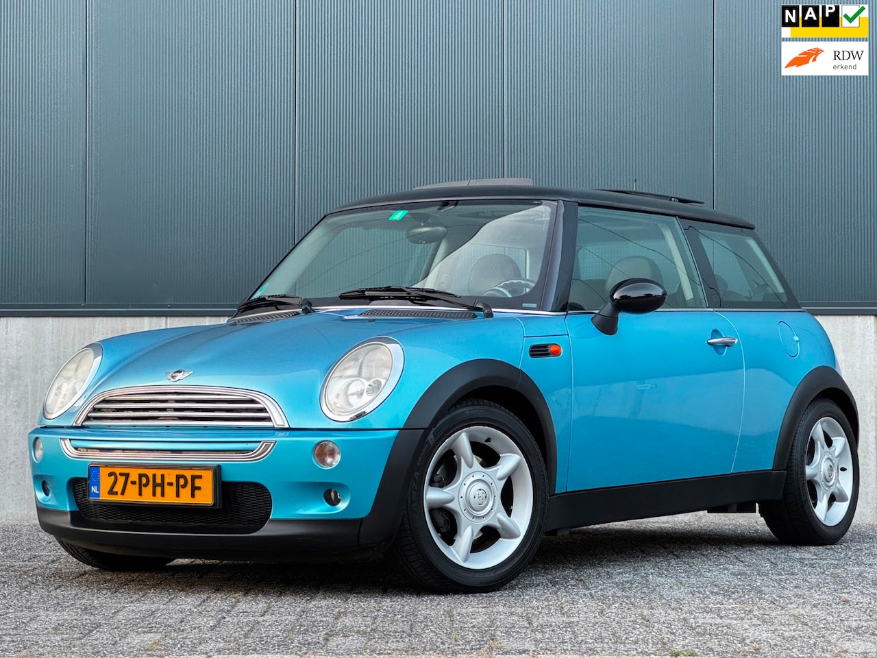 MINI 3-Deurs - 1.6 Cooper Chili|PANO|CRUISE|HALFLEDER|AIRCO| - AutoWereld.nl