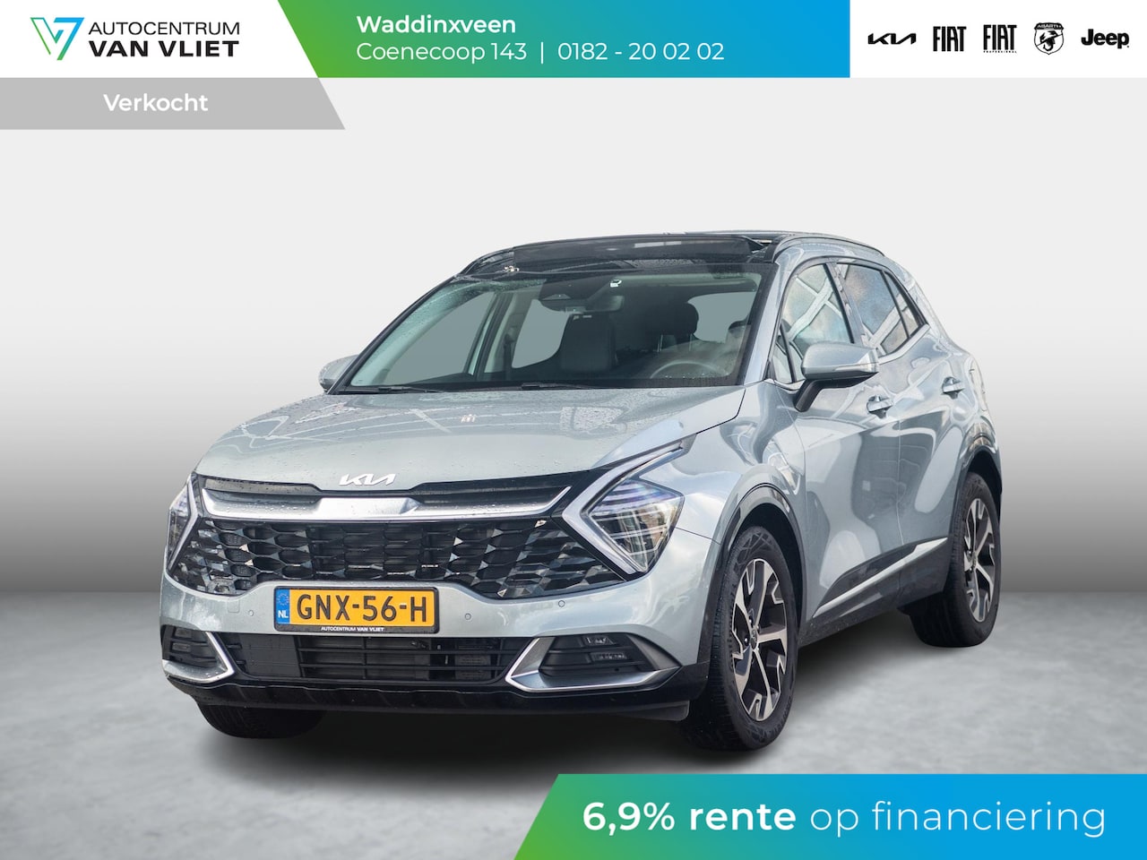 Kia Sportage - 1.6 T-GDi Hybrid DynamicPlusLine | Pano dak | Stoel & Stuurverwarming - AutoWereld.nl