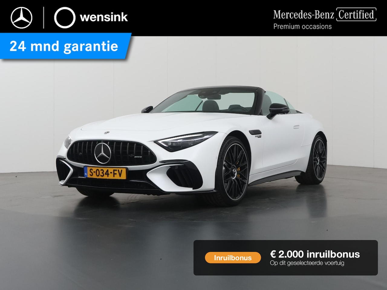 Mercedes-Benz SL-klasse Roadster - AMG 63 4MATIC+ | Aeropdynamicapakket | 21" lichtmetalen velgen | Carbon interieur | Headup - AutoWereld.nl